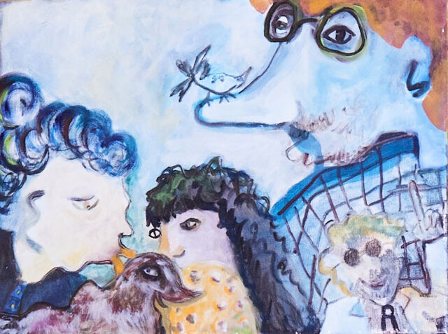 Anais_Bloch_La mouche du coche, Oil on Canvas, 2022, 30 x 40 cm